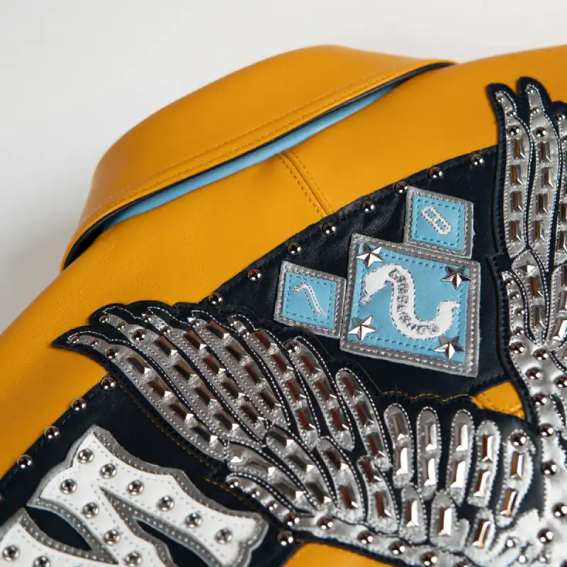 Mens Pelle Pelle American Bruiser Plush Maize Jacket