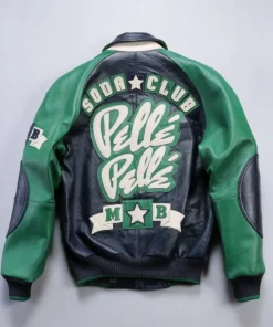 Pelle Pelle Green Black Soda Club MB Jacket
