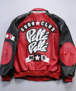 Pelle Pelle Red Soda Club Leather Jacket